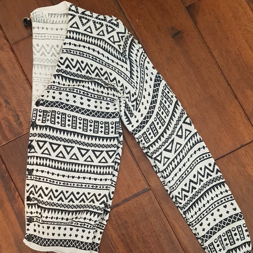 H&M funky printed cardigan